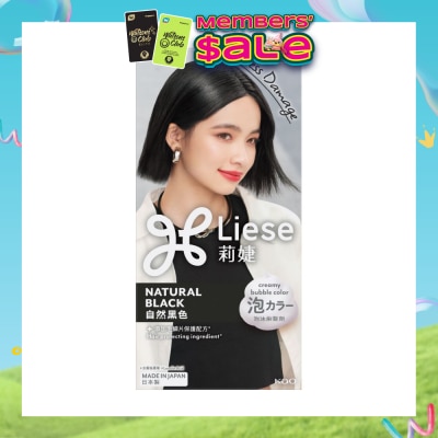 LIESE - Creamy Bubble Natural Black (Easy DIY Foam Format) 1s