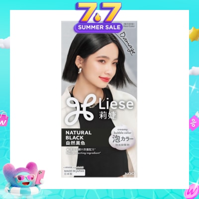 LIESE - Creamy Bubble Natural Black (Easy DIY Foam Format) 1s