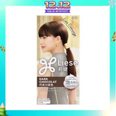 LIESE Creamy Bubble Dark Chocolat (Easy DIY Foam Format) 1s