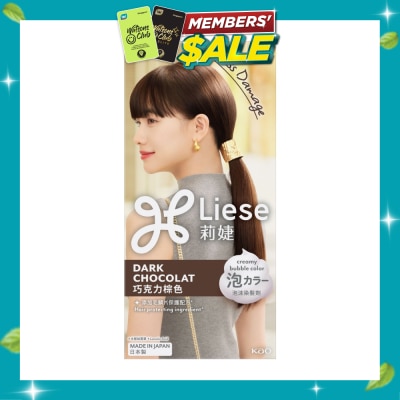 LIESE Creamy Bubble Dark Chocolat (Easy DIY Foam Format) 1s image