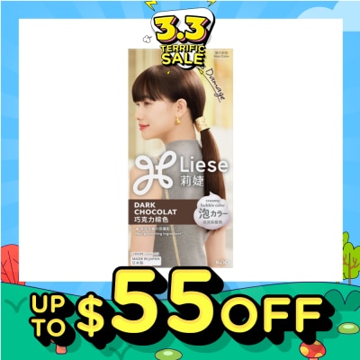 LIESE Creamy Bubble Dark Chocolat (Easy DIY Foam Format) 1s