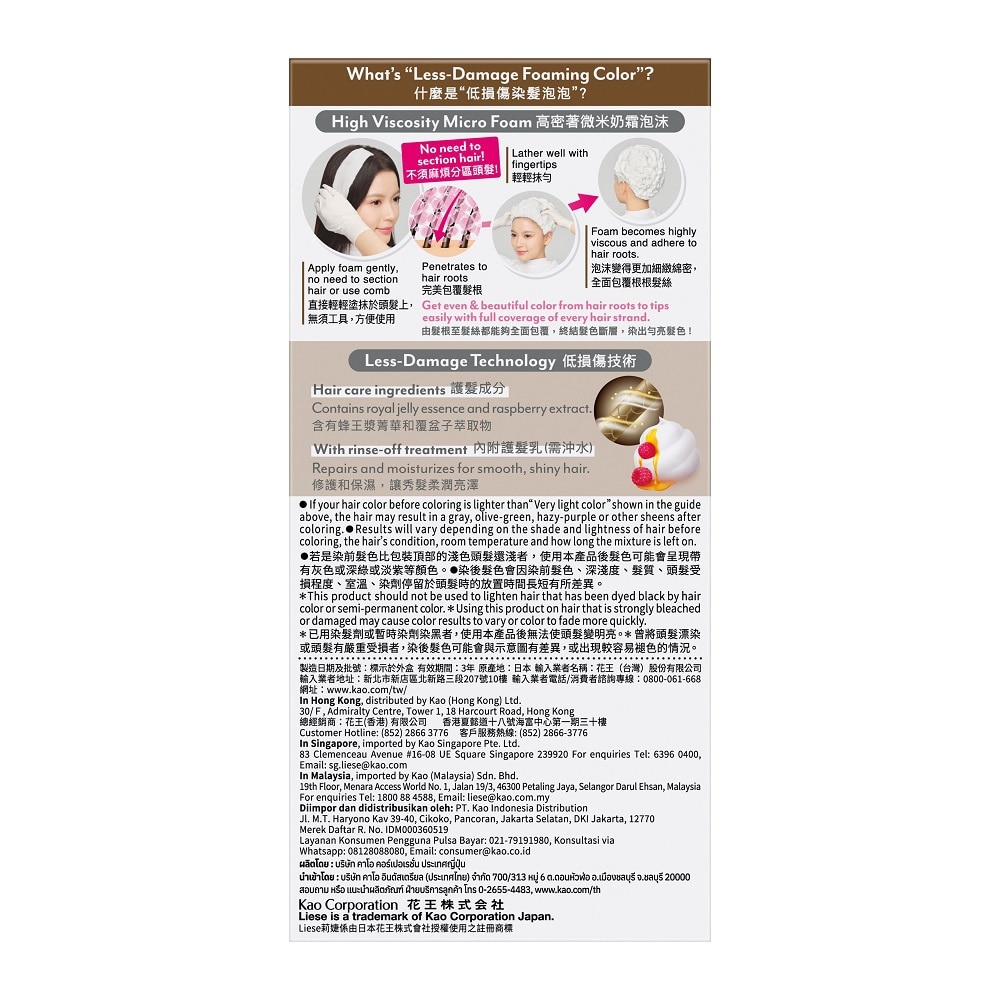 Creamy Bubble Chestnut Brown (Easy DIY Foam Format) 1s