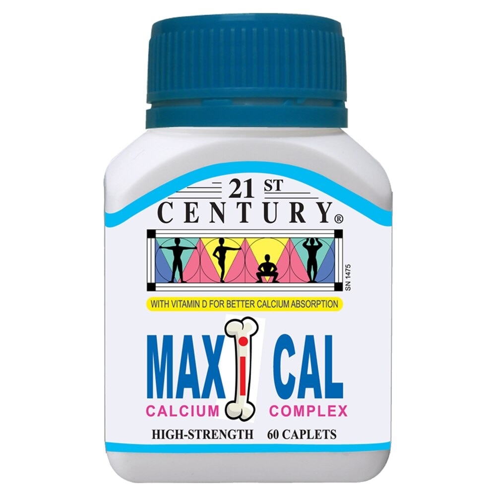 Maxi Cal High Strength Calcium Complex Caplets (Better Calcium Absorption) 60s