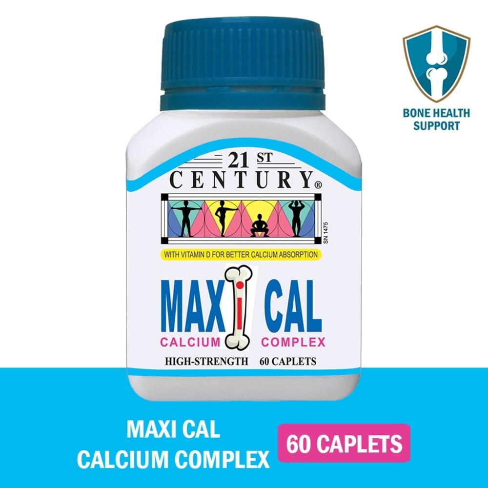 Maxi Cal High Strength Calcium Complex Caplets (Better Calcium Absorption) 60s