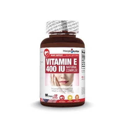 PRINCIPLE NUTRITION Vitamin E400IU Complex 90 Capsules