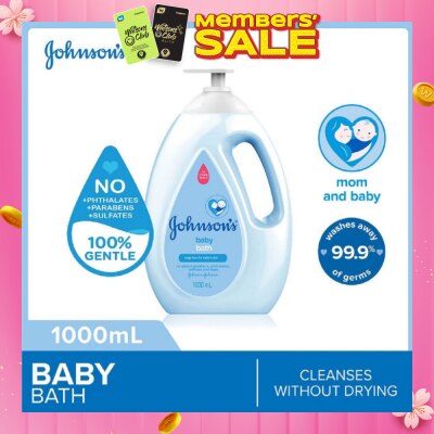 JOHNSON'S Baby Baby Regular Soap Free Bath Cleanses Without Drying 1000ml