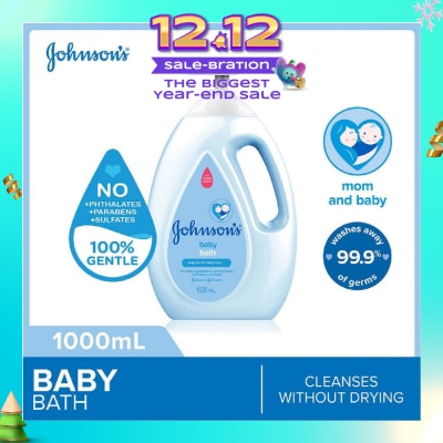 JOHNSON'S Baby Baby Regular Soap Free Bath Cleanses Without Drying 1000ml
