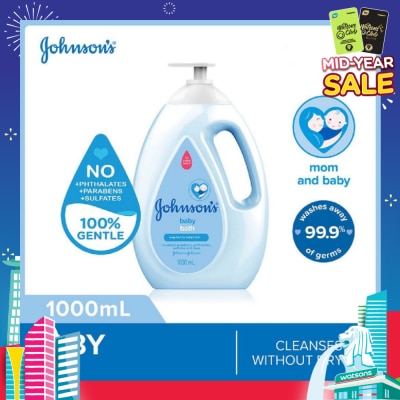 JOHNSON'S Baby Baby Regular Soap Free Bath Cleanses Without Drying 1000ml