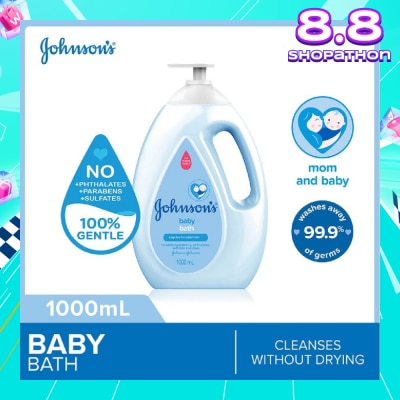 JOHNSON'S Baby Baby Regular Soap Free Bath Cleanses Without Drying 1000ml