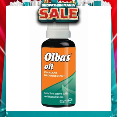 OLBAS - Olbas Oil (Relieve of Bronchial and Nasal Congestion, Hay Fever and Minor Infections of the Airways by Inhalation) 30ml