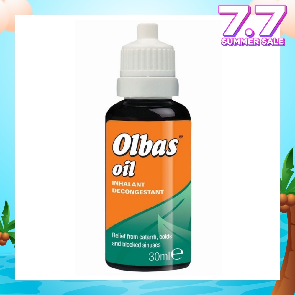 Olbas Oil (Relieve of Bronchial and Nasal Congestion, Hay Fever and Minor Infections of the Airways by Inhalation) 30ml