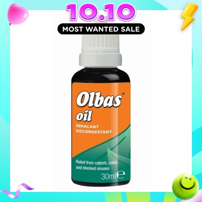 OLBAS Olbas Oil (Relieve of Bronchial and Nasal Congestion, Hay Fever and Minor Infections of the Airways by Inhalation) 30ml (Expiry: Jul`2027) image
