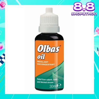 OLBAS Olbas Oil (Relieve of Bronchial and Nasal Congestion, Hay Fever and Minor Infections of the Airways by Inhalation) 30ml
