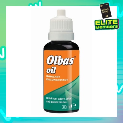 OLBAS Olbas Oil (Relieve of Bronchial and Nasal Congestion, Hay Fever and Minor Infections of the Airways by Inhalation) 30ml