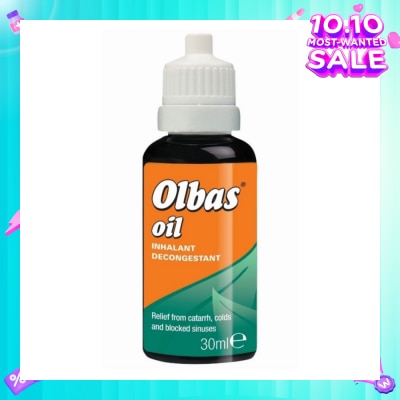 OLBAS Olbas Oil (Relieve of Bronchial and Nasal Congestion, Hay Fever and Minor Infections of the Airways by Inhalation) 30ml