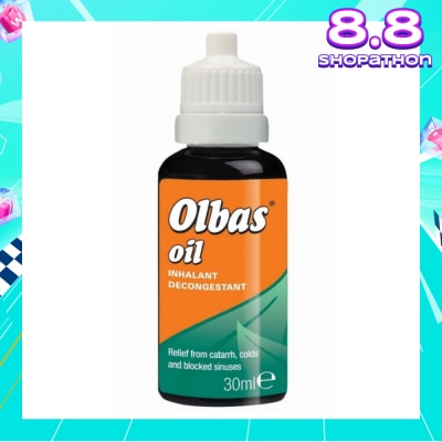 OLBAS Olbas Oil (Relieve of Bronchial and Nasal Congestion, Hay Fever and Minor Infections of the Airways by Inhalation) 30ml