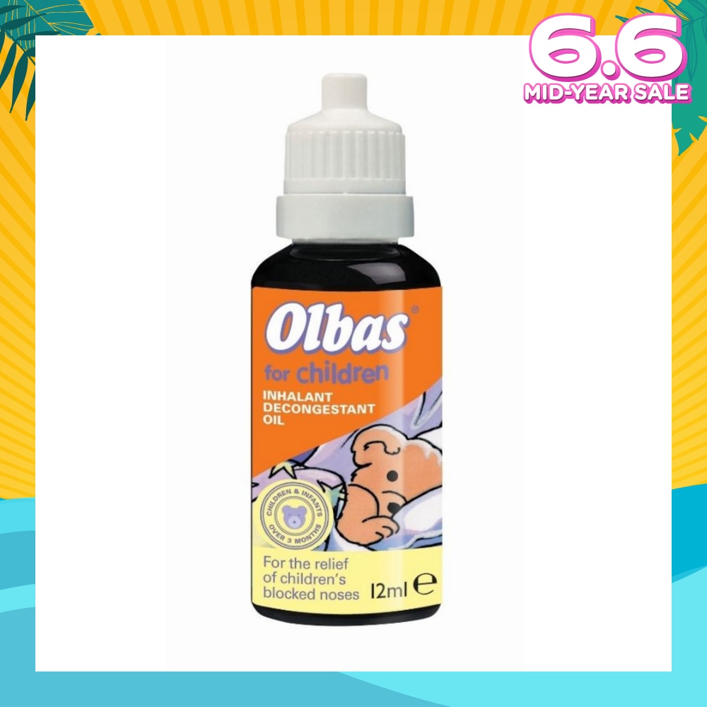 Olbas Oil for Children (Relieve Congestion) 12ml