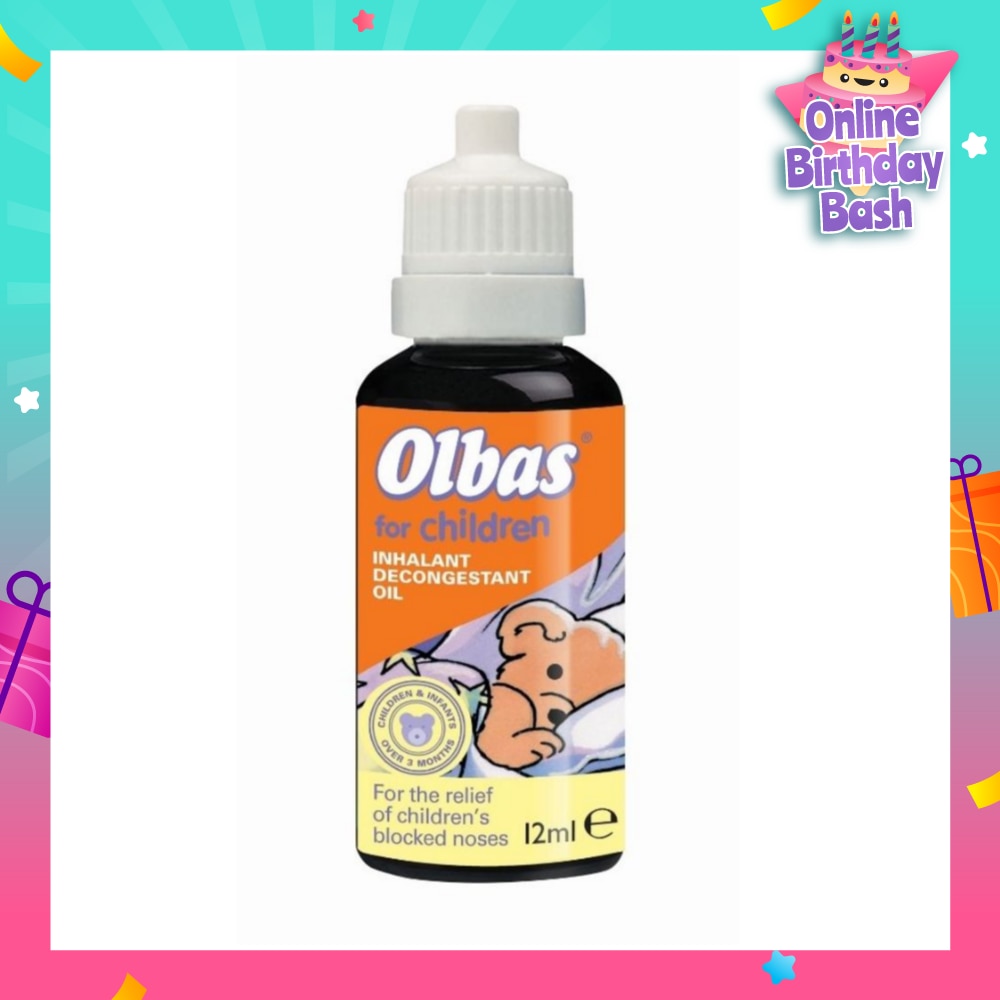 Olbas Oil for Children (Relieve Congestion) 12ml