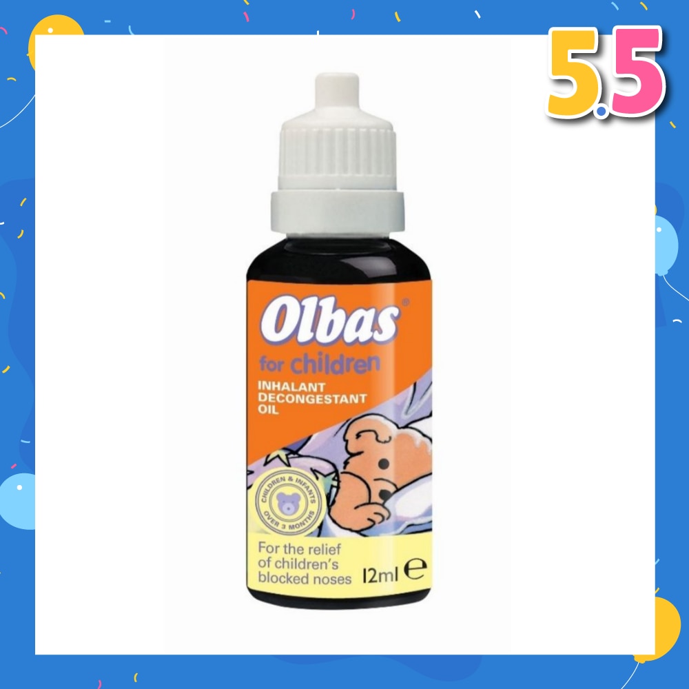 Olbas Oil for Children (Relieve Congestion) 12ml