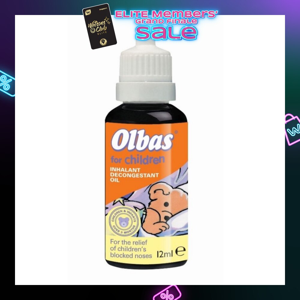 Olbas Oil for Children (Relieve Congestion) 12ml