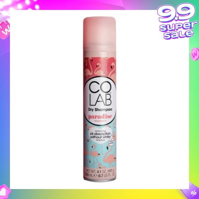 COLAB Dry Shampoo Paradise Fragrance 200ml (Expiry: May`2026)