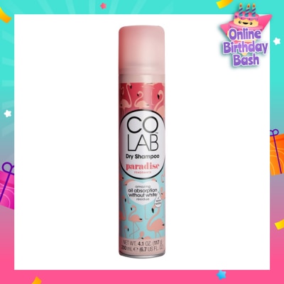 COLAB Si Dry Shampoo Paradise (Amazing Oil Absorbation Without White Residue) 200ml