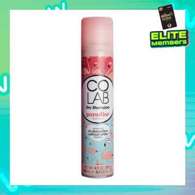 COLAB Dry Shampoo Paradise Fragrance 200ml (Expiry: May`2026)