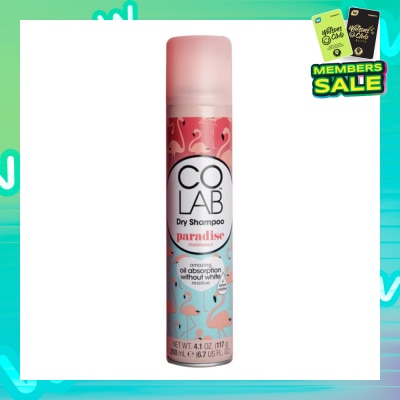 COLAB Dry Shampoo Paradise Fragrance 200ml (Expiry: May`2026)