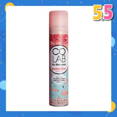 COLAB Si Dry Shampoo Paradise (Amazing Oil Absorbation Without White Residue) 200ml