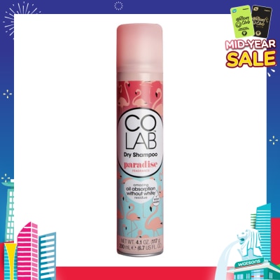 COLAB Si Dry Shampoo Paradise (Amazing Oil Absorbation Without White Residue) 200ml