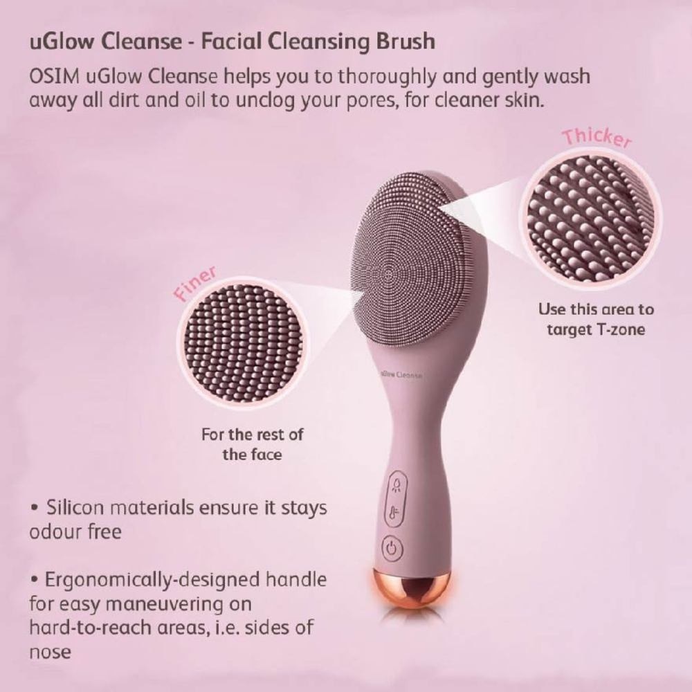 uGlow Cleanse Beauty Series Facial Cleansing Brush 1s