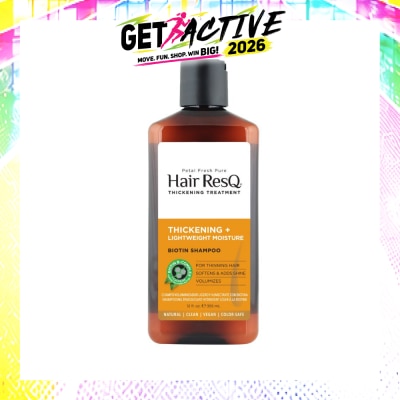 PETAL FRESH - Hair ResQ Thickening + Lightweight Moisture Biotin Shampoo 355ml (Expiry: Jun`2027) image