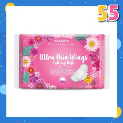 WATSONS Ultra Thin Wings Cottony Soft 23.5cm 24s