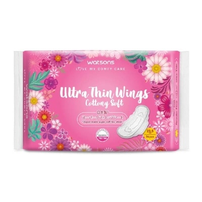 WATSONS Ultra Thin Wings Cottony Soft 23.5cm 24s