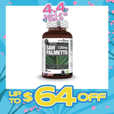 PRINCIPLE NUTRITION - Palmetto 450mg 90 Capsules