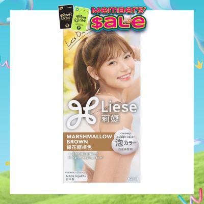 LIESE - Creamy Bubble Marshmallow Brown (Easy DIY Foam Format) 1s (Expiry: Oct`2026)