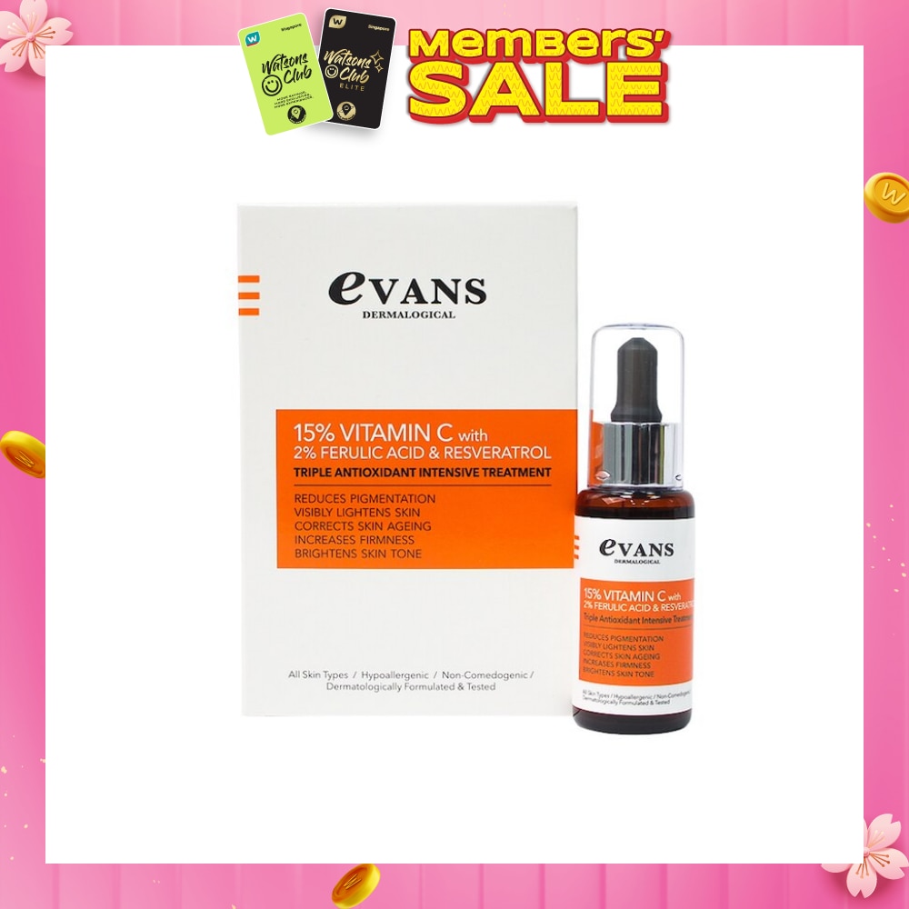 15% Vitamin C with 2% Ferulic Acid & Resveratrol 30ml