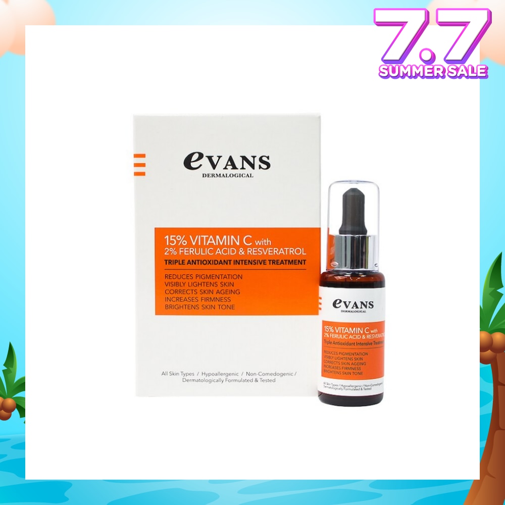 15% Vitamin C with 2% Ferulic Acid & Resveratrol 30ml