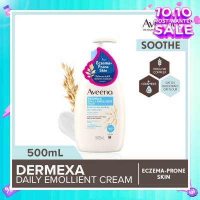 AVEENO Dermexa Daily Embollient Body Cream (Relieves & Soothes Dry Itchy Skin) 500ml