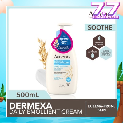 AVEENO Dermexa Daily Embollient Body Cream (Relieves & Soothes Dry Itchy Skin) 500ml