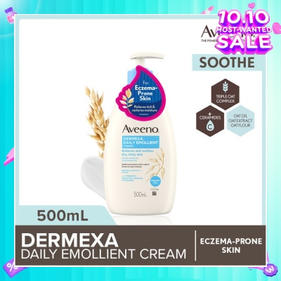 AVEENO Dermexa Daily Embollient Body Cream (Relieves & Soothes Dry Itchy Skin) 500ml