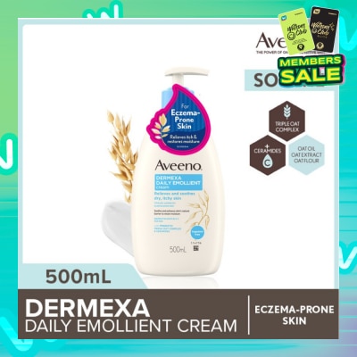 AVEENO Dermexa Daily Embollient Body Cream (Relieves & Soothes Dry Itchy Skin) 500ml