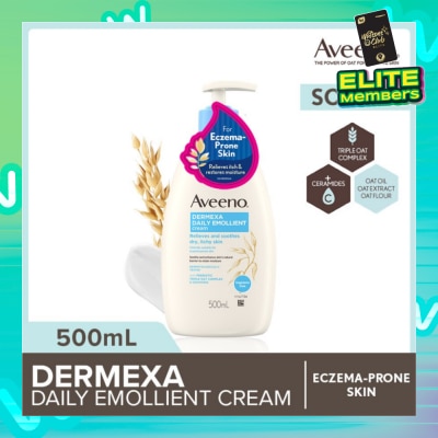AVEENO Dermexa Daily Embollient Body Cream (Relieves & Soothes Dry Itchy Skin) 500ml