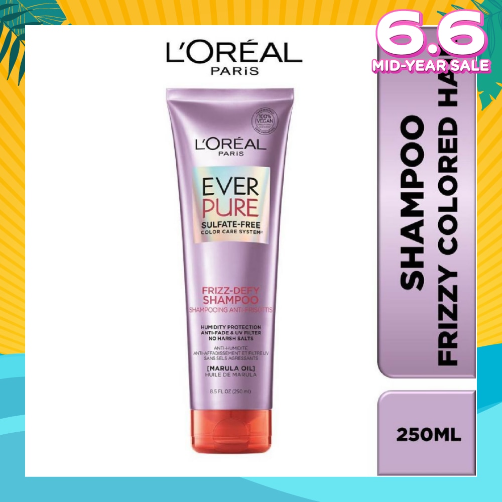Everpure Frizz-Defy Smoothing Sulfate-free Shampoo (For Dry and Frizzy Hair) 250ml