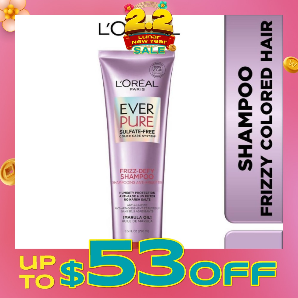 Everpure Frizz-Defy Smoothing Sulfate-free Shampoo (For Dry and Frizzy Hair) 250ml