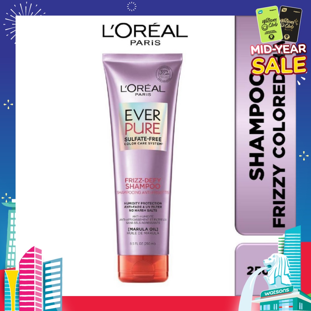 Everpure Frizz-Defy Smoothing Sulfate-free Shampoo (For Dry and Frizzy Hair) 250ml