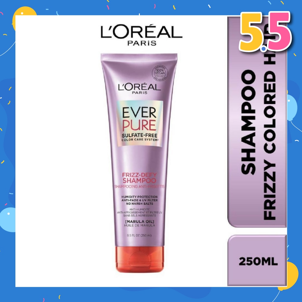 Everpure Frizz-Defy Smoothing Sulfate-free Shampoo (For Dry and Frizzy Hair) 250ml