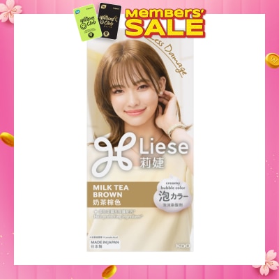 LIESE Creamy Bubble Milk Tea Brown (Easy DIY Foam Format) 1s