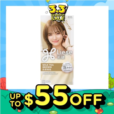 LIESE Creamy Bubble Milk Tea Brown (Easy DIY Foam Format) 1s