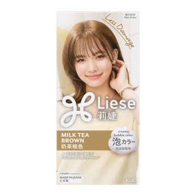 LIESE Creamy Bubble Milk Tea Brown (Easy DIY Foam Format) 1s